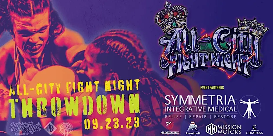 All-City Fight Night Throwdown Poster